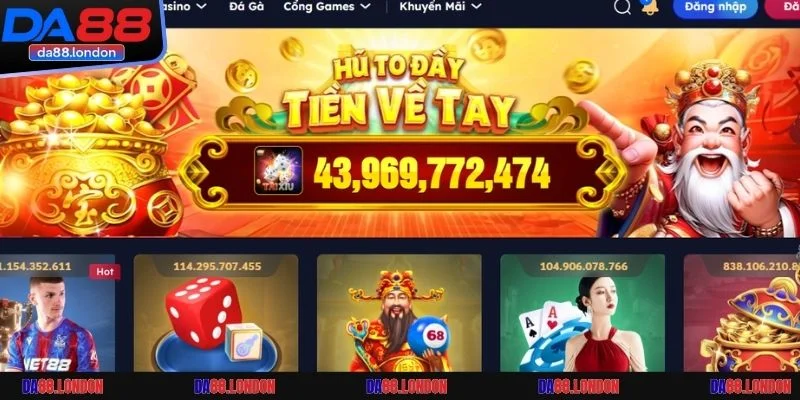 DA88 là sự lựa chọn đáng tin cậy cho thành viên yêu thích cá cược